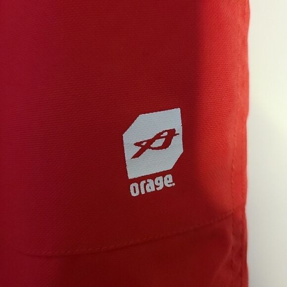 Orage Red Kids Ski Snow Pants L 12 - Picture 4 of 11